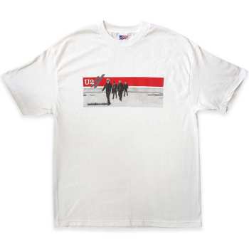Merce U2: U2 Unisex T-shirt: Vertigo 2005 Band Photo (back Print & Ex-tour) (x-large) XL