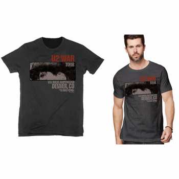 Merch U2: Maglietta War Red Rocks 