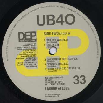 LP UB40: Labour Of Love