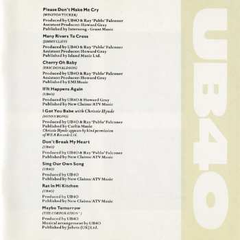 CD UB40: The Best Of UB40 - Volume One
