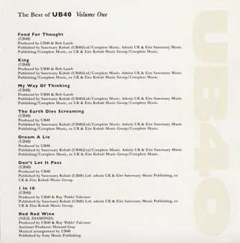 2CD UB40: The Best Of UB40 - Volumes 1 & 2