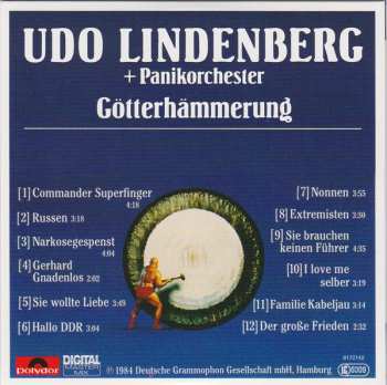 5CD/Set di cofanetti Udo Lindenberg: 5 Original Albums