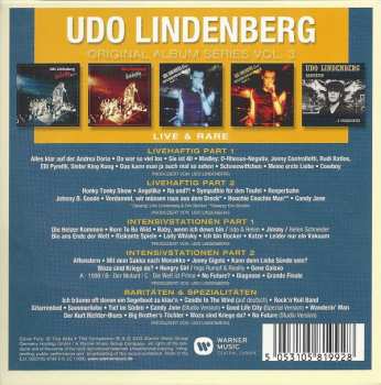 5CD/Set di cofanetti Udo Lindenberg: Original Album Series Vol. 3 - Live & Rare