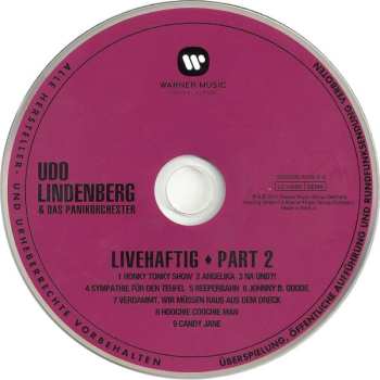 5CD/Set di cofanetti Udo Lindenberg: Original Album Series Vol. 3 - Live & Rare