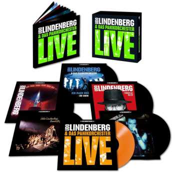 6LP/Set di cofanetti Udo Lindenberg Und Das Panikorchester: Live DLX | LTD | CLR