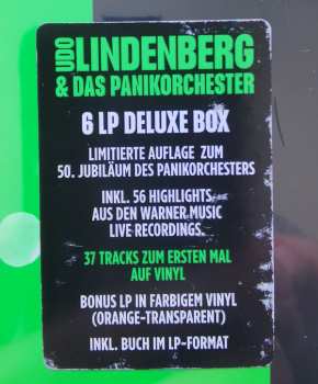 6LP/Set di cofanetti Udo Lindenberg Und Das Panikorchester: Live DLX | LTD | CLR