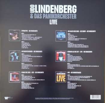 6LP/Set di cofanetti Udo Lindenberg Und Das Panikorchester: Live DLX | LTD | CLR