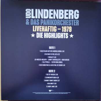 6LP/Set di cofanetti Udo Lindenberg Und Das Panikorchester: Live DLX | LTD | CLR
