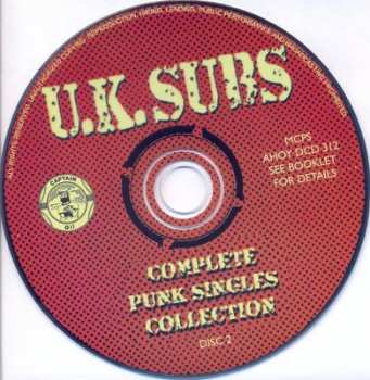 2CD UK Subs: Complete Punk Singles Collections