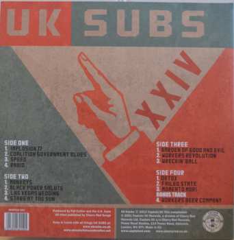 2EP UK Subs: XXIV LTD | CLR
