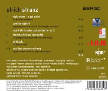 CD Ulrich Stranz: Nicht Mehr - Noch Nicht, Contrasubjekte, Anabasis
