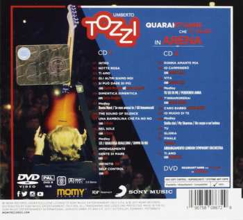 2CD/DVD Umberto Tozzi: Quarant'anni Che Ti Amo In Arena