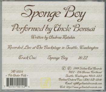 CD Uncle Bonsai: Sponge Boy