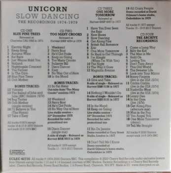 4CD/Set di cofanetti Unicorn: Slow Dancing (The Recordings 1974 -1979) LTD