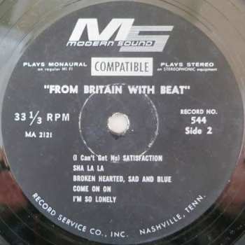 LP Unknown Artist: From Britain With Beat