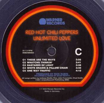 2LP Red Hot Chili Peppers: Unlimited Love LTD | CLR