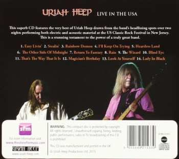 CD Uriah Heep:  Live In The USA