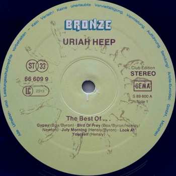 LP Uriah Heep: The Best Of...