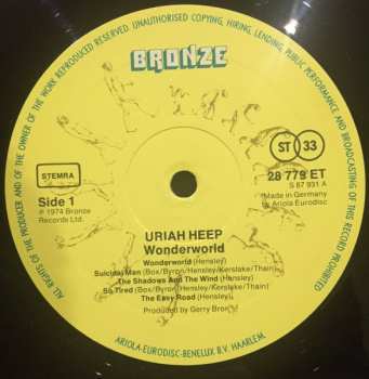 LP Uriah Heep: Wonderworld