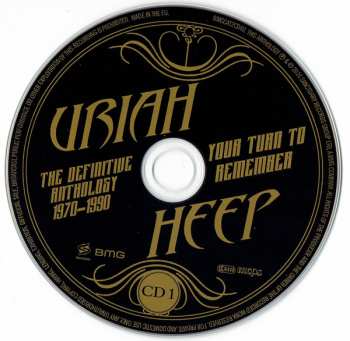 2CD Uriah Heep: Your Turn To Remember · The Definitive Anthology 1970–1990
