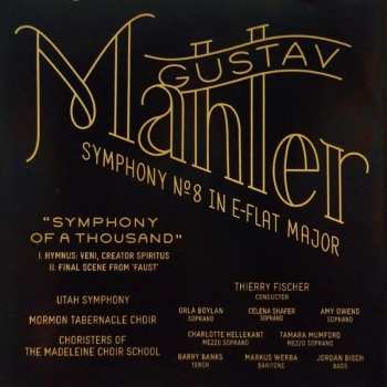 2CD Utah Symphony Orchestra: Mahler Symphony No. 8