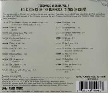 CD Uzbeks: Folk Songs Of The Uzbeks & Tatars Of China
