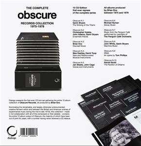 10CD/Set di cofanetti Various: The Complete Obscure Records Collection 1975-1978 LTD
