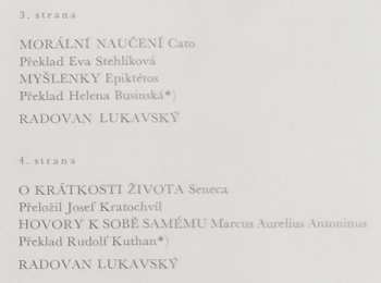 2LP/Set di cofanetti Václav Cibula: Antická Knihovna (Rada Moudrých - Výběr Z Rozhlasového Cyklu) (2x10" + BOX + BOOKLET) RYCHLOST 16!!!