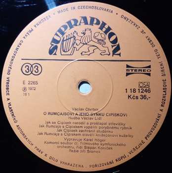 LP Václav Čtvrtek: O Rumcajsovi A Jeho Synku Cipískovi