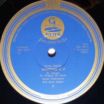 LP The Czech Philharmonic Orchestra: Symfonie  2