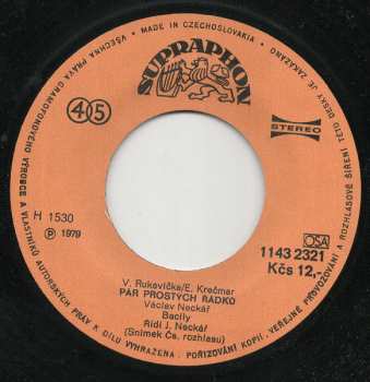 SP Václav Neckář: Mýdlový Princ / Pár Prostých Řádků