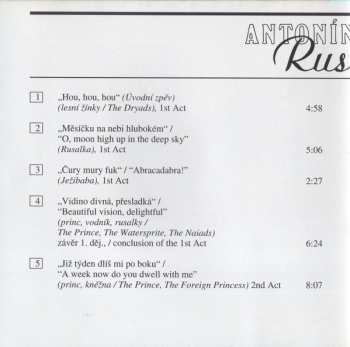 CD The Czech Philharmonic Orchestra: Rusalka - Highlights From The Opera