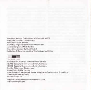 CD Johannes Brahms: Violin Concerto - Double Concerto