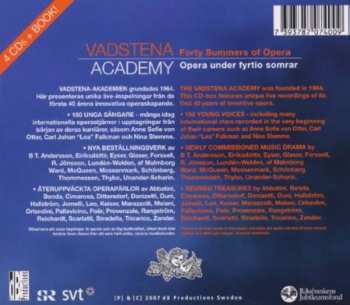 4CD/Set di cofanetti Vadstena-Akademien: Forty Summers Of Opera = Opera Under 40 Somrar
