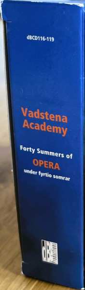 4CD/Set di cofanetti Vadstena-Akademien: Forty Summers Of Opera = Opera Under 40 Somrar