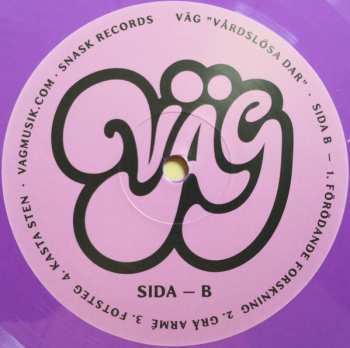 LP Väg: Vårdslösa Dar CLR