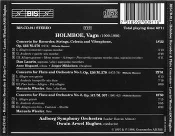CD Vagn Holmboe: Concertos For Recorder And Flute