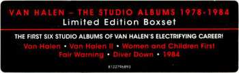 6CD/Set di cofanetti Van Halen: The Studio Albums 1978 - 1984 LTD