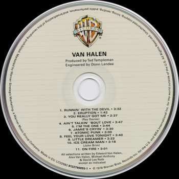 6CD/Set di cofanetti Van Halen: The Studio Albums 1978 - 1984 LTD