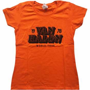 Merch Van Halen: Donne Tee World Tour '78 