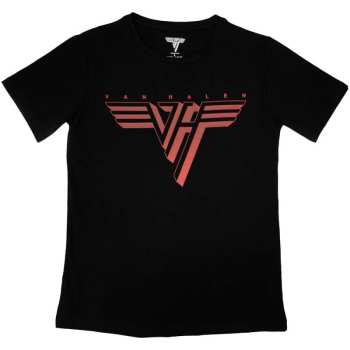 Merce Van Halen: Van Halen Ladies T-shirt: Classic Red Logo (small) S