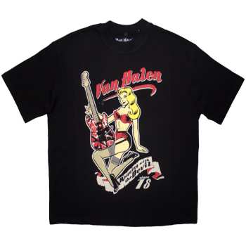 Merch Van Halen: Oversized Boxy Maglietta Running With The Devil