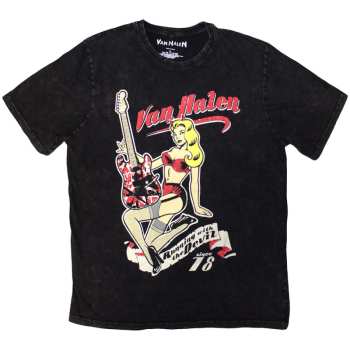 Merch Van Halen: Stone Wash Maglietta Running With The Devil