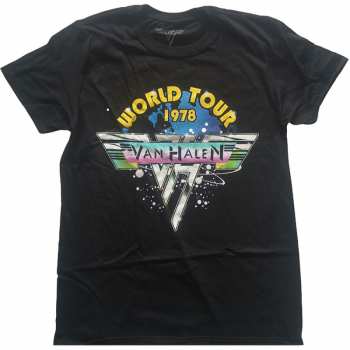 Merch Van Halen: Maglietta World Tour '78 Full Colour 