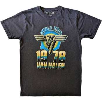 Merce Van Halen: Van Halen Unisex T-shirt: World Tour '78 (small) S