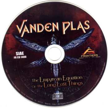 CD Vanden Plas: The Empyrean Equation Of The Long Lost Things