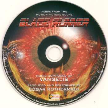 CD Vangelis: Blade Runner (Music From The Motion Picture Score) LTD