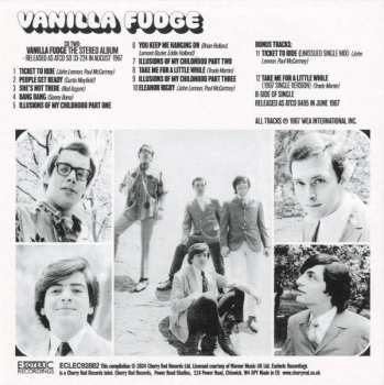 9CD/Set di cofanetti Vanilla Fudge: Where Is My Mind? (The Atco Recordings 1967-1969)