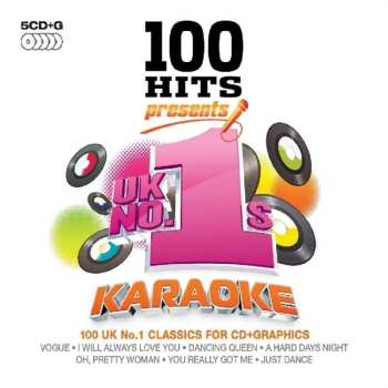 Album Various: 100 Hits: Karaoke - 100 Uk No 1s Classics For Cd + Graphics
