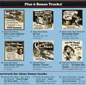 CD Various: 18 Classic Blues Songs From The 1920's: Vol. 7